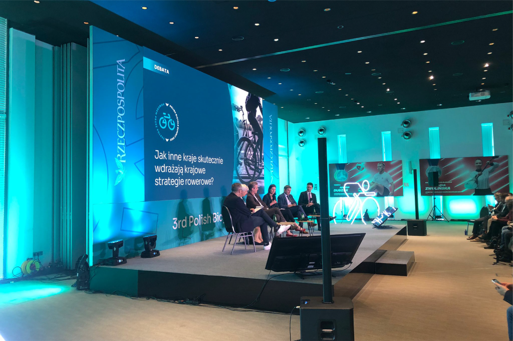 ekran LED na konferencji