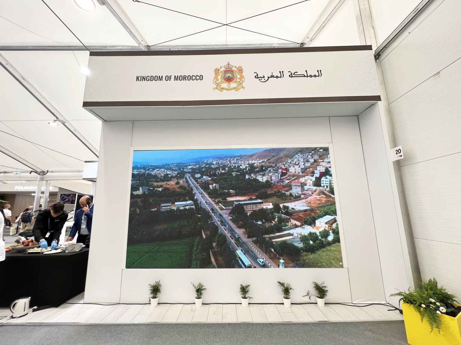 ekran LED do prezentacji w bliskim zasięgu